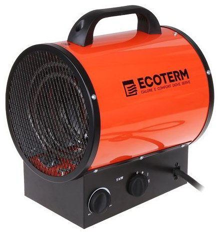 Тепловая электрическая пушка Ecoterm ET1523-2, 5 кВт купить,NaN