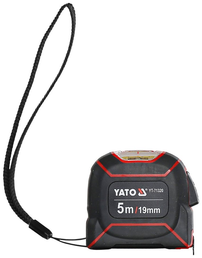 YATO рулетка строительная YT-71320, 5 м х 19 мм купить,NaN