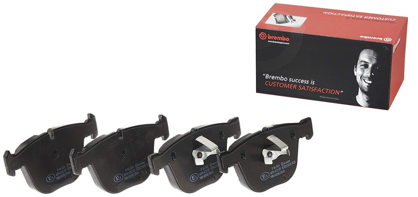 Колодки Brembo задние P06026 4 шт купить,NaN