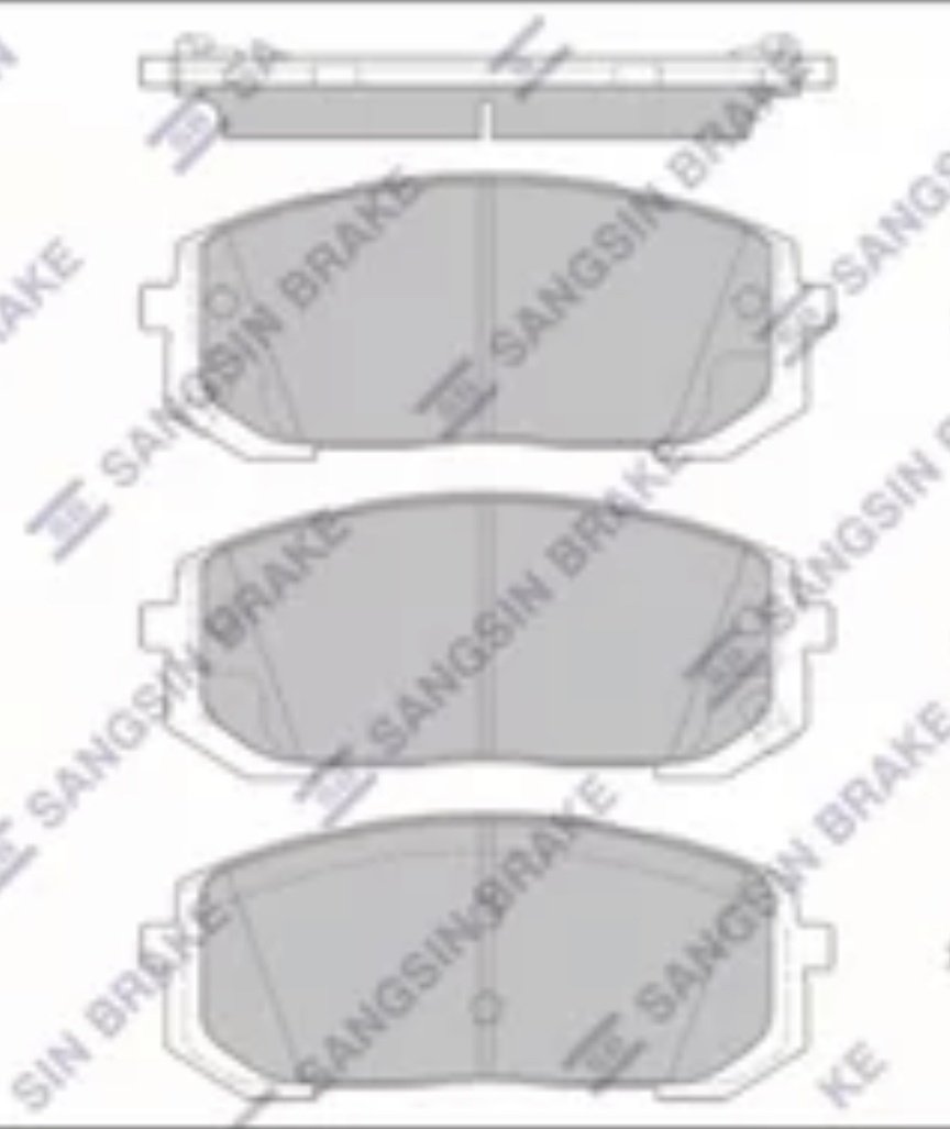 Колодки HI-Q передние Sp4461 купить,NaN