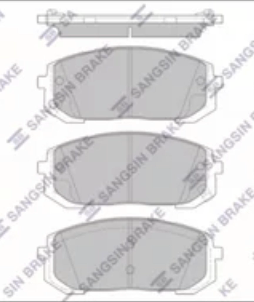 Колодки HI-Q передние Sp4461 купить,NaN