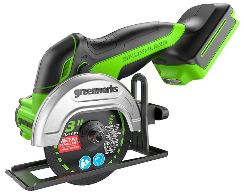 Шлифмашина угловая Greenworks 3402007 купить,NaN