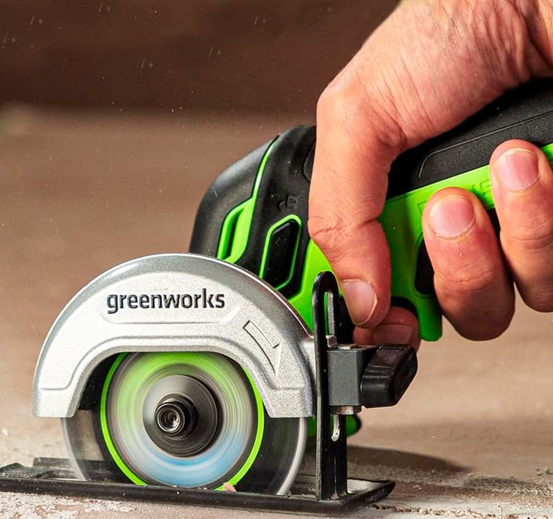 Шлифмашина угловая Greenworks 3402007 купить,NaN
