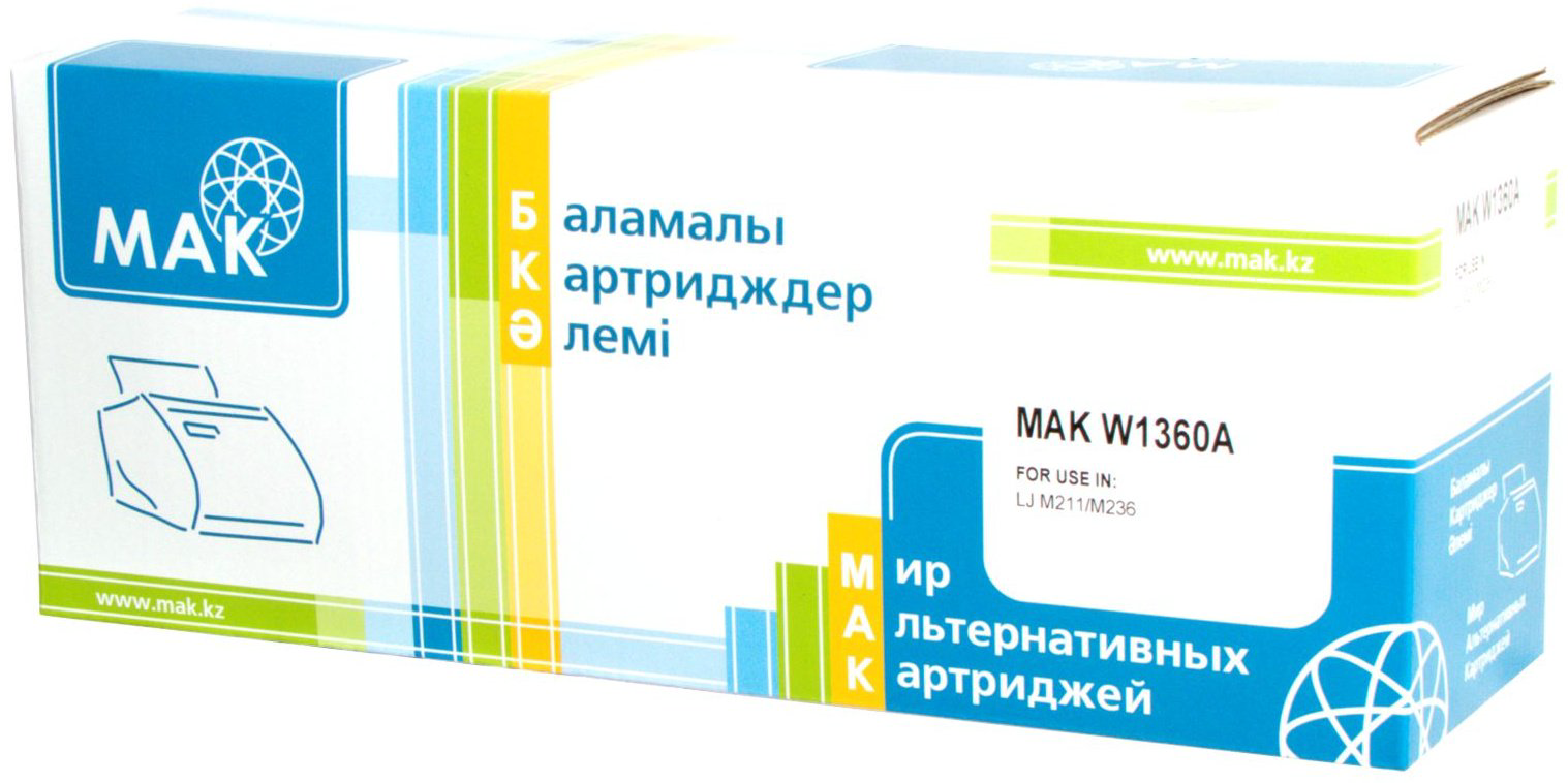 Картриджи МАК W1360A (без чипа) (0022439) черный