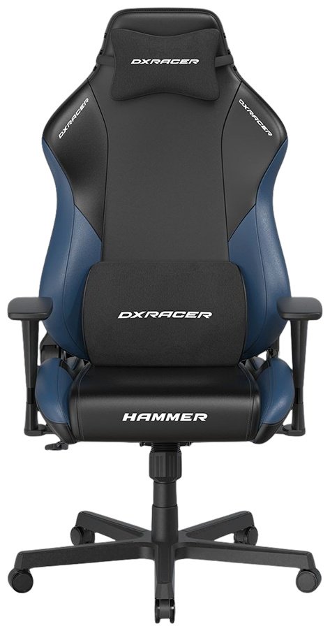Игровое кресло DXRacer GC/LHE23LTALTC/NI, черный, темно-синий