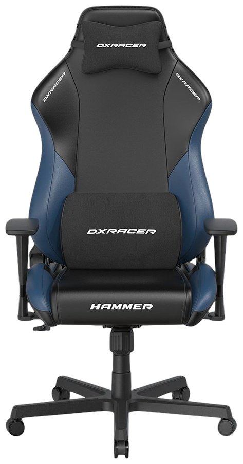 Игровое кресло DXRacer GC/LHE23LTALTC/NI, черный, темно-синий