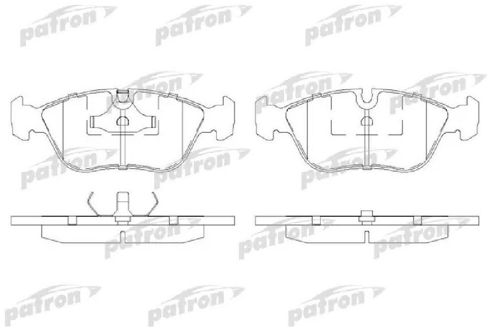 Колодки PATRON передние PBP1285 4 шт