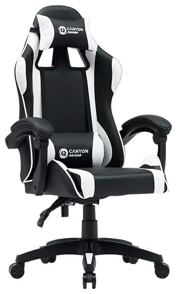 Игровое кресло Canyon Core SGCH2W, белый, черный