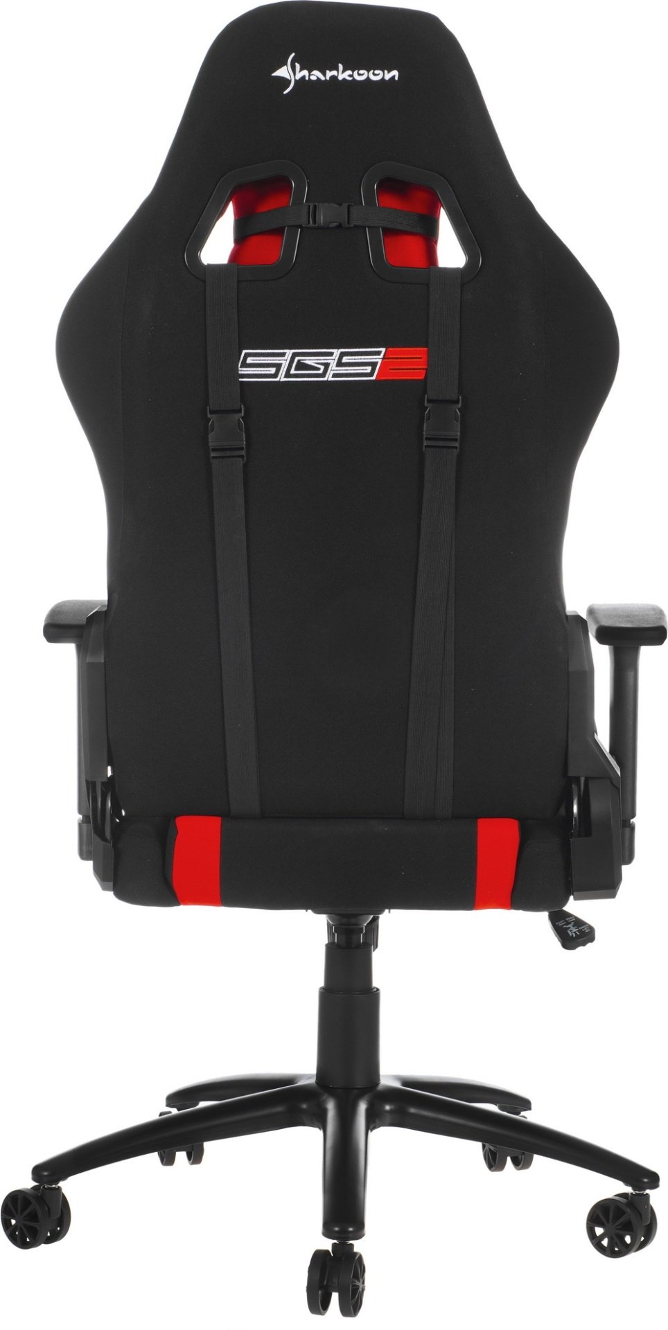 Игровое кресло Sharkoon Skiller SGS2, красный, черный