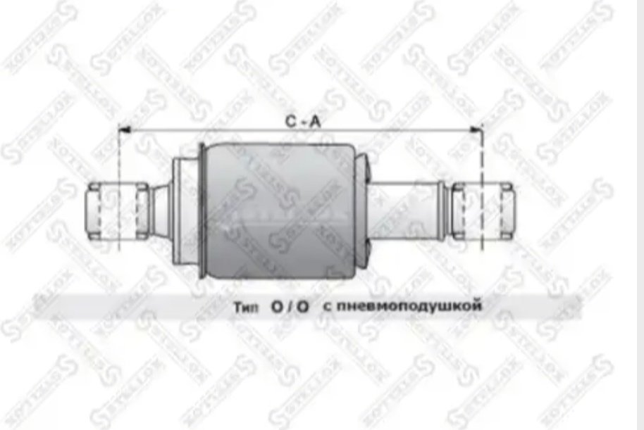 Амортизатор Stellox задний 87-03365-SX 1 шт