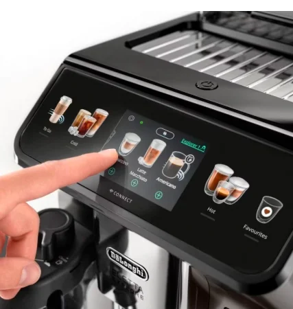 Кофемашина DeLonghi Ecam 450.86 T Silver - ForteMarket Кофемашина DeLonghi Ecam 450.86 T Silver купить,0