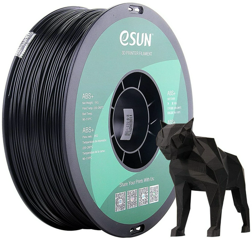 Пластик для 3D-печати ESUN ABS+175B1 черный
