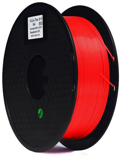 Пластик для 3D-печати 30269035_PLA_Silk_red красный