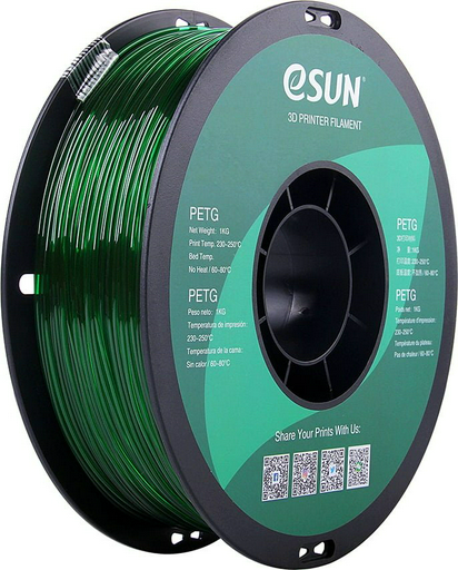 Пластик для 3D-печати ESUN PETG Filament зеленый