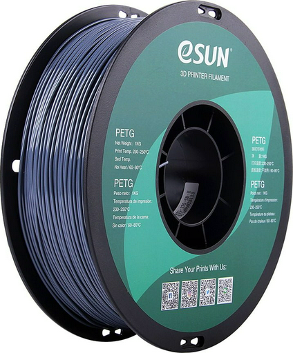 Пластик для 3D-печати ESUN PETG Filament solid серый
