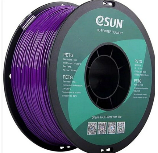 Пластик для 3D-печати ESUN PETG175SZ1 пурпурный