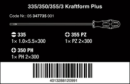Wera набор отверток 05347735002 PH2х300 мм, PZ2х300 мм
