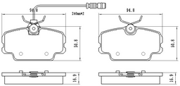 Колодки Winkod передние W0150BP