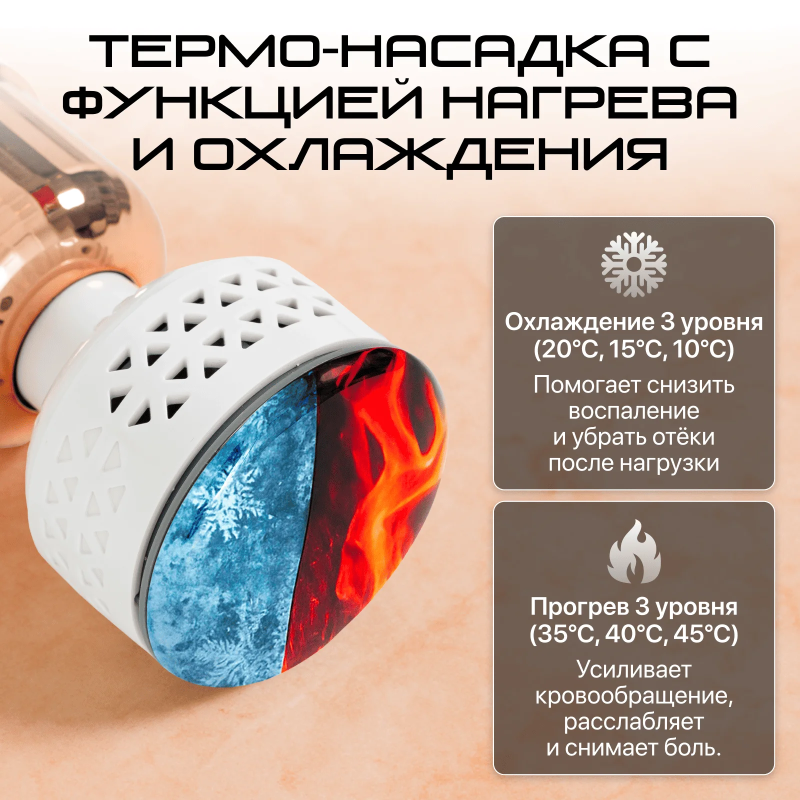 Массажный пистолет Ice & Fire PRO купить,35890