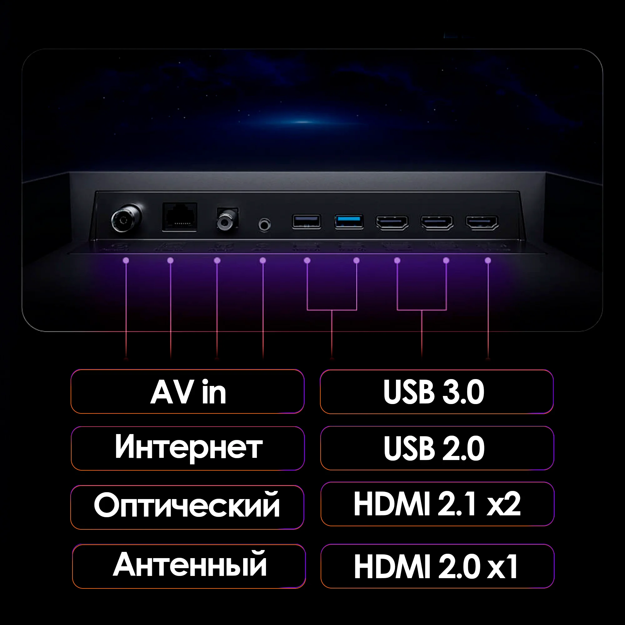 Телевизор Xiaomi Redmi X55" miniLED 2026 L55RC-RX Black