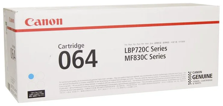 Картридж Canon CRG 064 Cyan для I-Sensys LBP722Cdw/MF832Cdw 4935C001 купить,156263