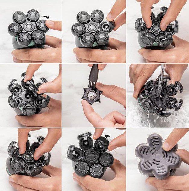 Электробритва Cecotec PrecisionCare Skull Shaver/4443 роторная купить,22490