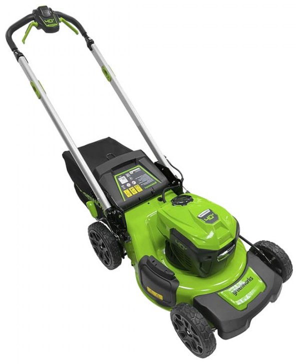 Газонокосилка колесная аккумуляторная Greenworks 2517407UB