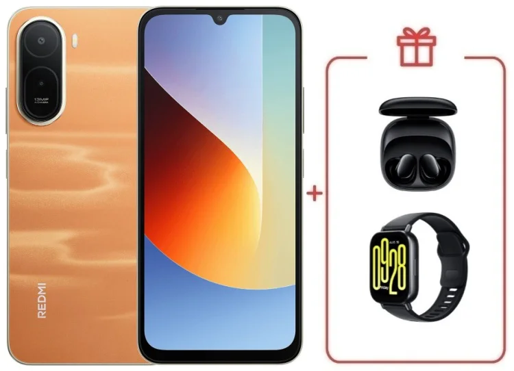 Смартфон Xiaomi Redmi A7 Pro 4/64GB оранжевый + подарок купить,NaN