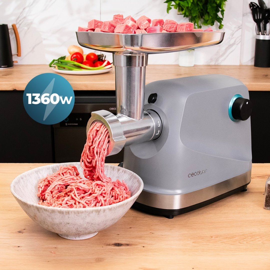 Мясорубка Cecotec Crusher 1400 Steel стальной