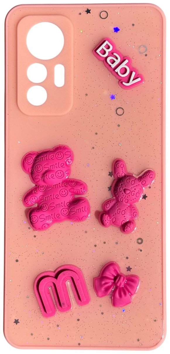 Чехол для Xiaomi 12 Lite розовый купить,992