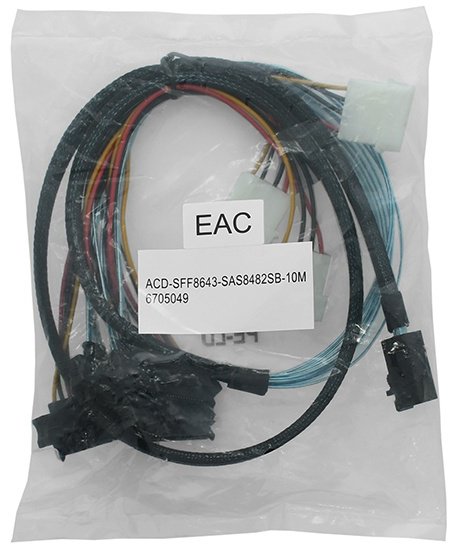 Кабель ACD mini SAS HD - mini SAS HD 1 м ACD-SFF8643-SAS8482SB-10M купить,27927
