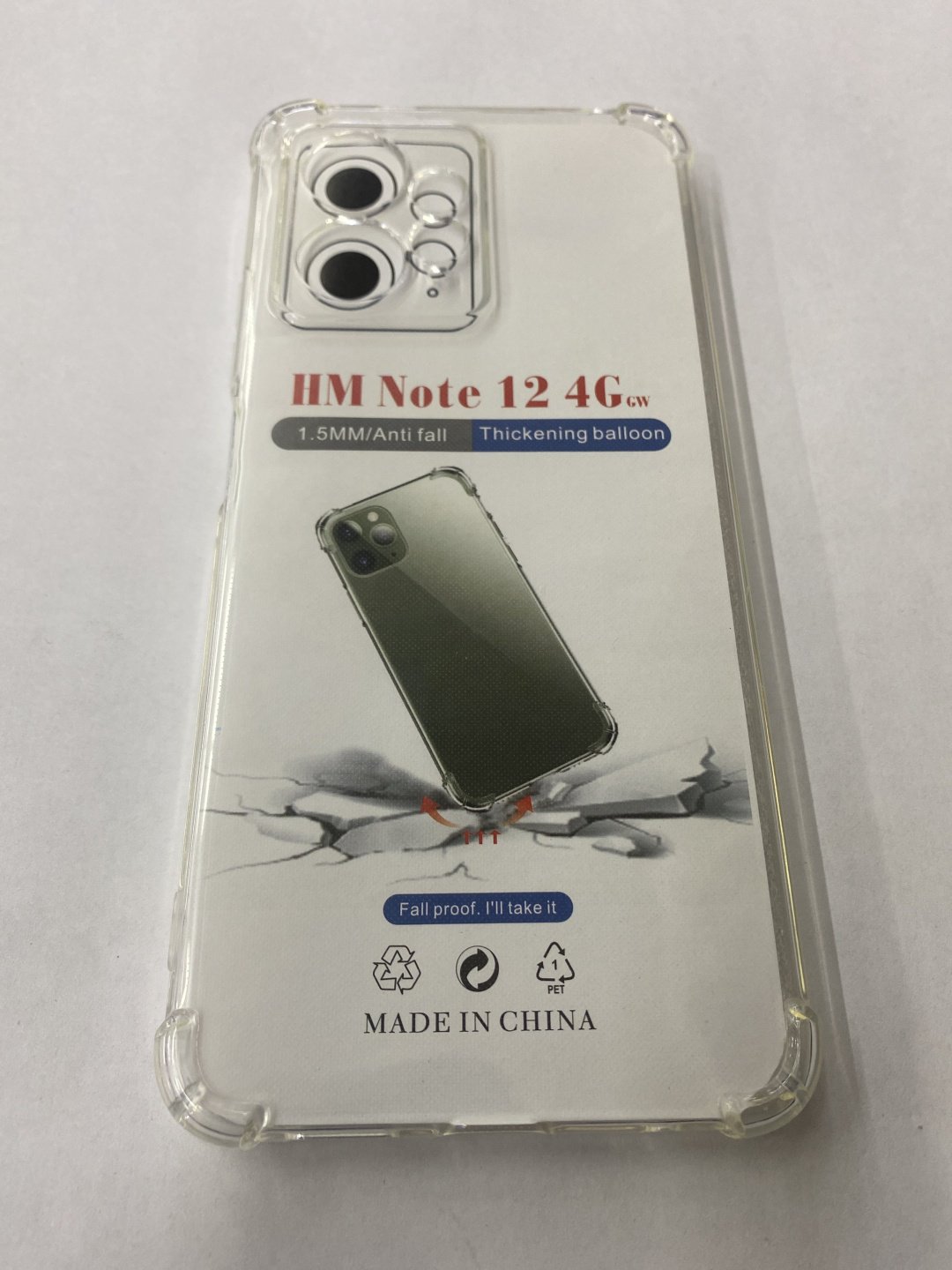 Чехол для Xiaomi Redmi Note 12 прозрачный купить,683
