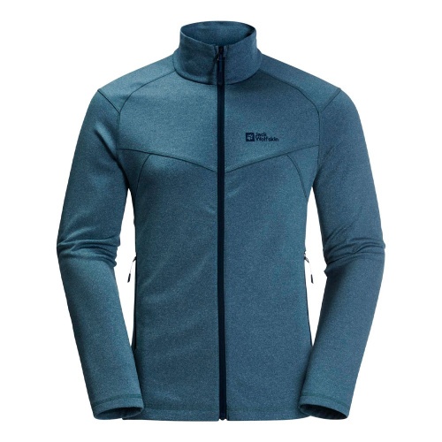 Кофта Jack Wolfskin Fortberg fz синяя M купить,NaN
