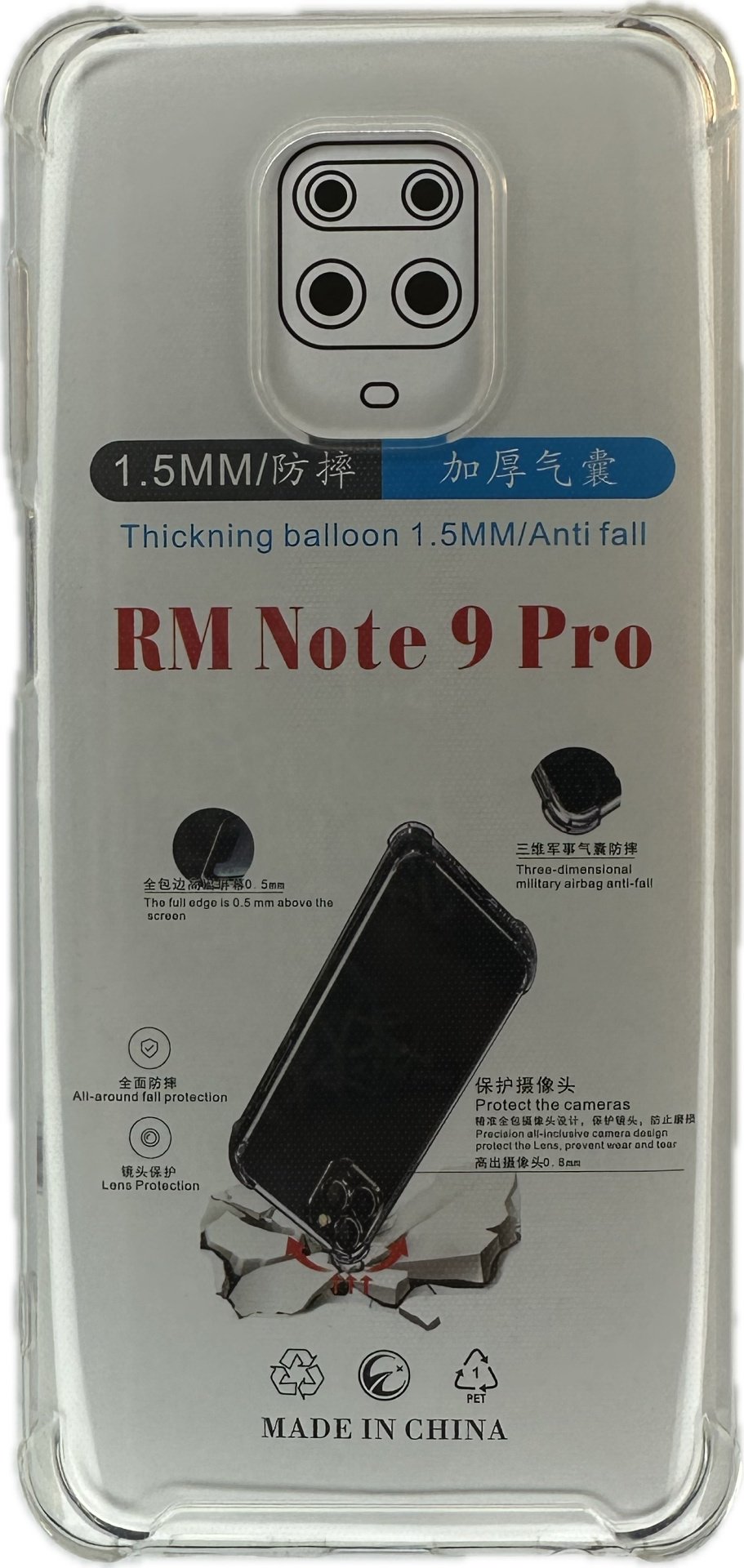 Чехол для Xiaomi Redmi Note 9 Pro, Redmi Note 9s прозрачный купить,597