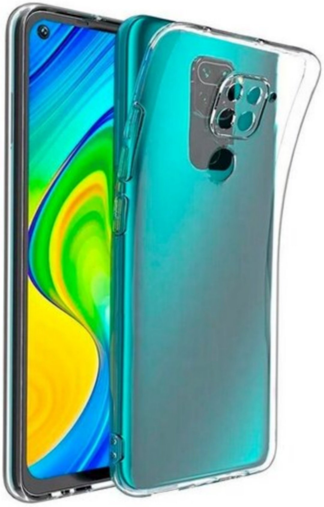 Чехол для Xiaomi Redmi Note 9 прозрачный купить,570