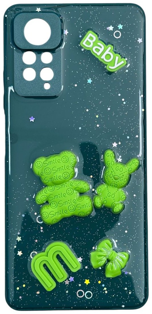 Чехол для Xiaomi Redmi Note 11 Pro зеленый купить,992