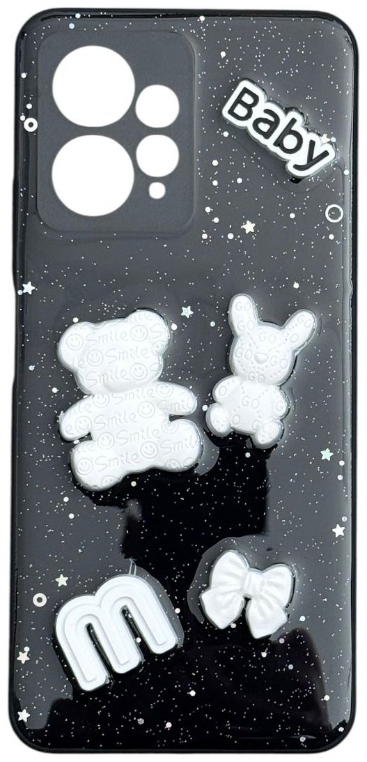 Чехол для Xiaomi Redmi Note 12 черный купить,992