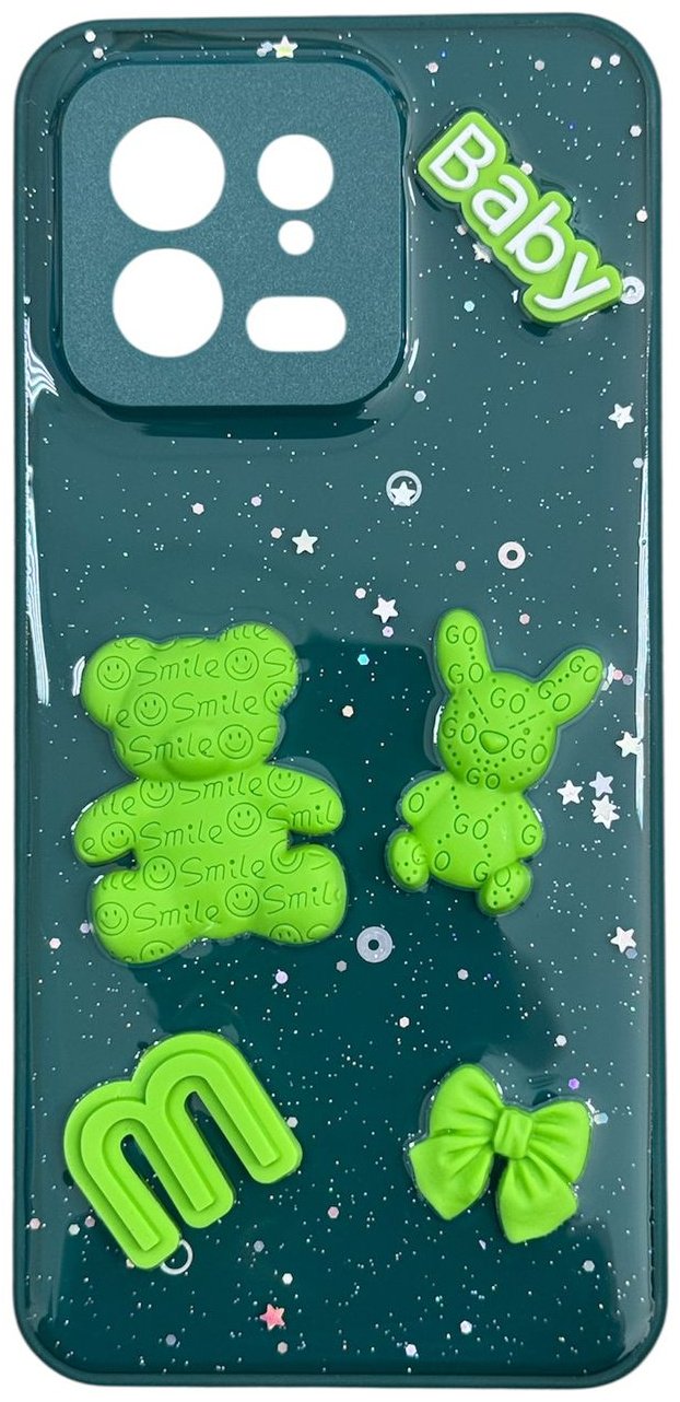 Чехол для Xiaomi 13 зеленый купить,992