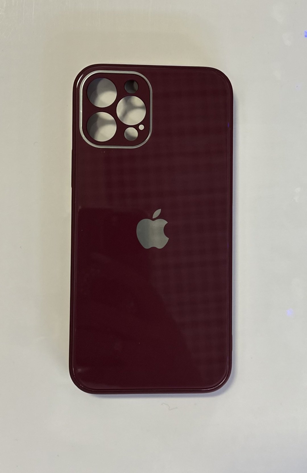 Чехол для Apple iPhone 12 Pro бордовый купить,670