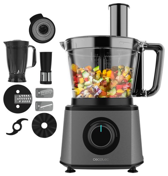 Кухонный комбайн Cecotec FoodProcessor Paprika 2000 Full черный