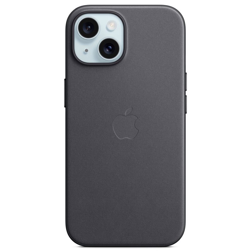 Чехол Apple для iPhone 15 FineWoven Case with MagSafe A3132 MT393ZM/A Black