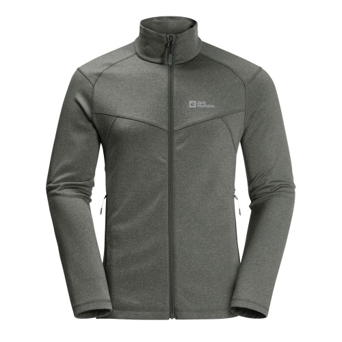 Кофта Jack Wolfskin Fortberg fz серая M купить,NaN