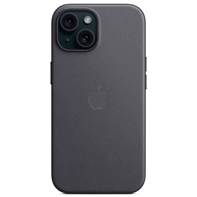 Чехол Apple для iPhone 15 FineWoven Case with MagSafe A3132 MT393ZM/A Black купить,0