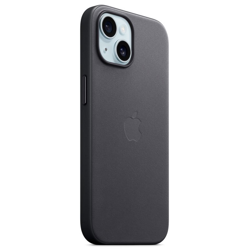 Чехол Apple для iPhone 15 FineWoven Case with MagSafe A3132 MT393ZM/A Black купить,0