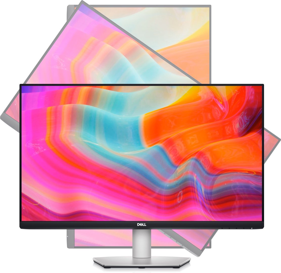 Монитор 23.8" DELL S2422HZ серебристый