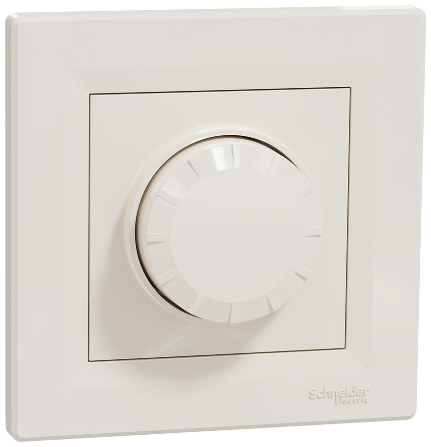 Поворотный диммер Schneider Electric EPH6800123, кремовый