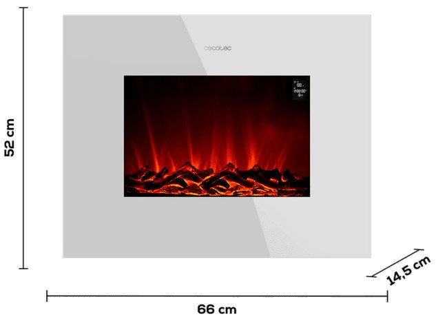 Электрокамин Cecotec ReadyWarm 2690 Flames Connected/05828