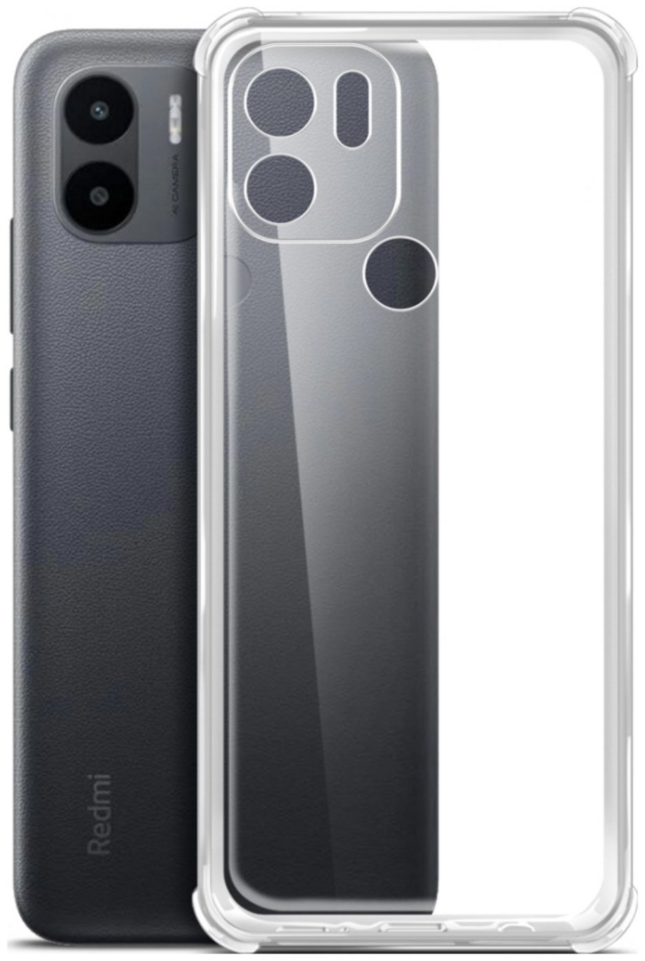 Чехол для Xiaomi Redmi A2+ прозрачный купить,299