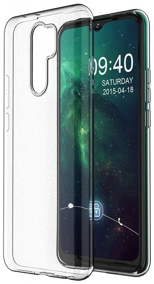 Чехол для Xiaomi Redmi 9 прозрачный купить,270