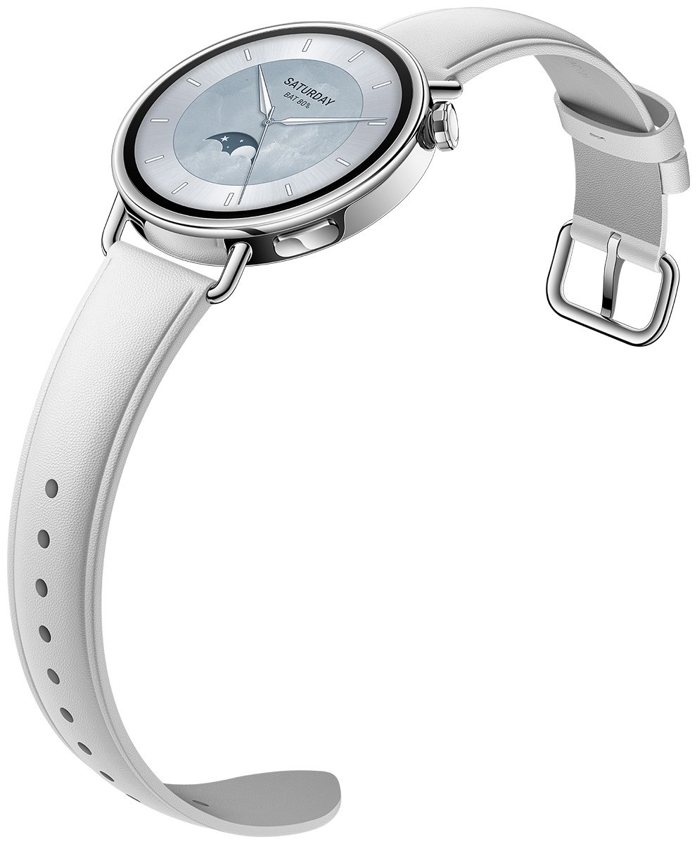 Смарт-часы Xiaomi Watch S4 41 мм серебристый-белый